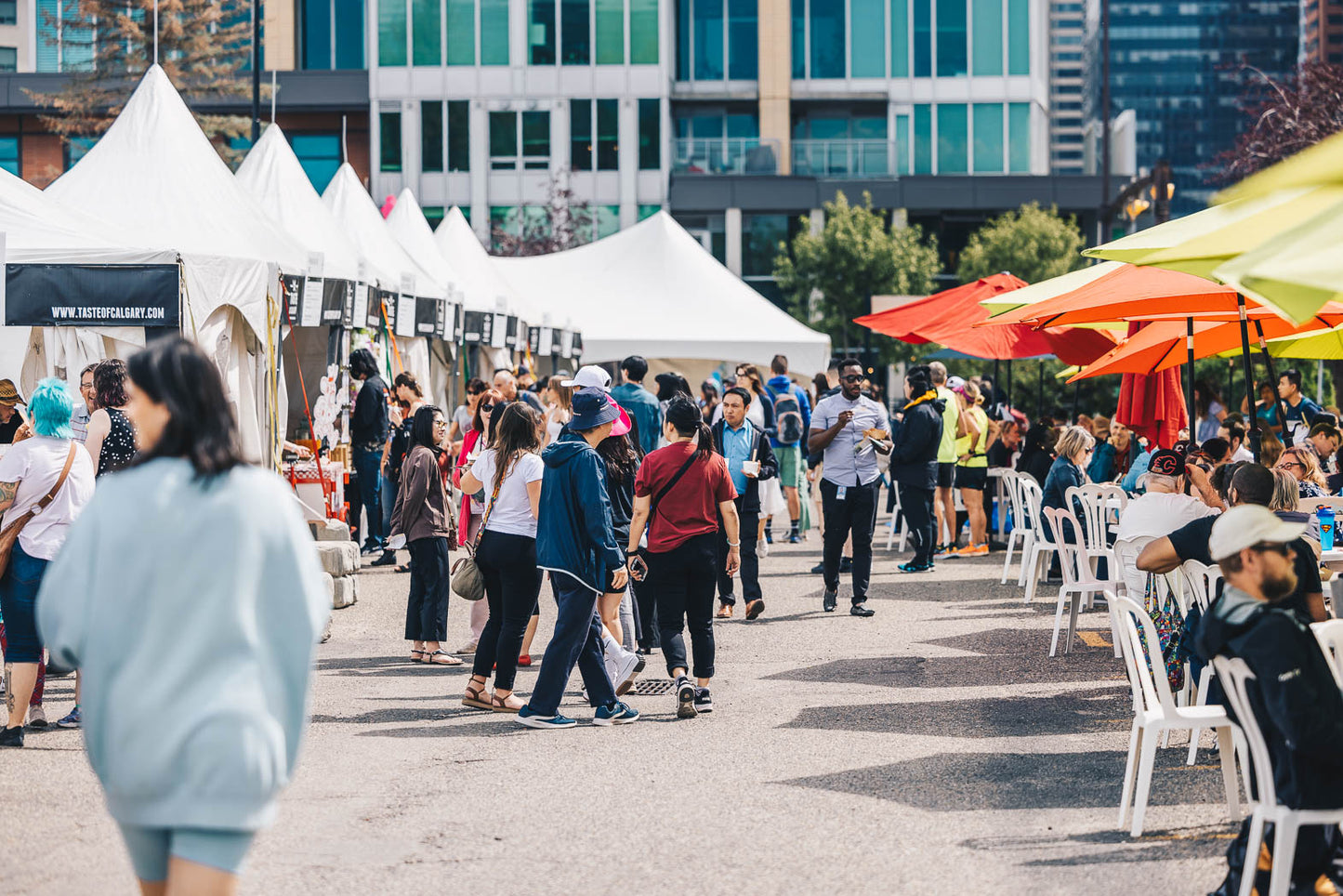 Taste of Calgary 10x10 Pop Up Tent rental (5 days - August 3rd to 7th)